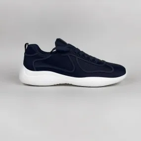 Americas Cup Rubber Trim Mesh Sneaker Navy