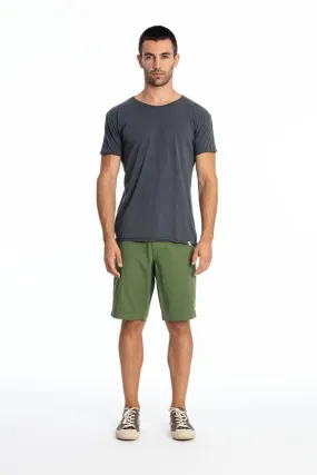 RAVENS VIEW IBIZA T-Shirt Round Wild Neck Lava Blue